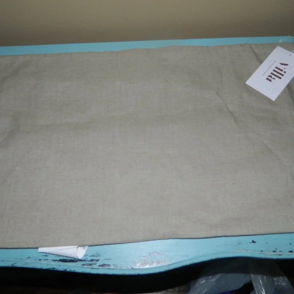 Pottery Barn/ Villa by Classic Torya Textured Blue Slate Lumbar Pillow Cover